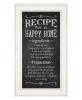 "Recipe for a Happy Home" by Susan Ball, Ready to Hang Framed Print, White Frame