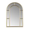 Gold Arched Wall Mirror