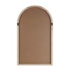 Arched Wood Wall Mirror