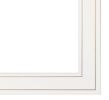 "Sand Castle & Footprints" 2-Piece Vignette by Pam Britton, Ready to Hang Framed Print, White Frame