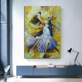 Wonderful love romantic couple home art interesting canvas on wall art picture living room decoration canvas painting (size: 60x90cm)